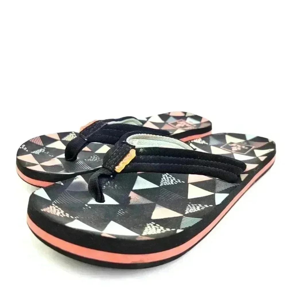 Reef Ahi Geometric Rainbow Flip Flop Sandals - Picture 3 of 7